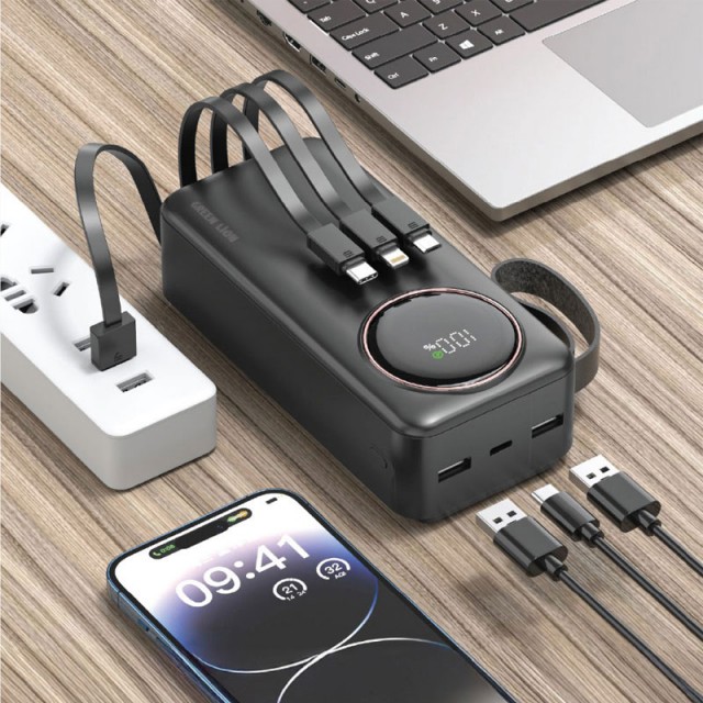 پاوربانک گرین لاین مدل Power Pulse ظرفیت 30000 میلی آمپر توان 22.5 وات - Image 2
