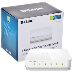 سوئیچ 5 پورت دسکتاپ گیگ D-Link10/100/1000 مدل DGS-1005A